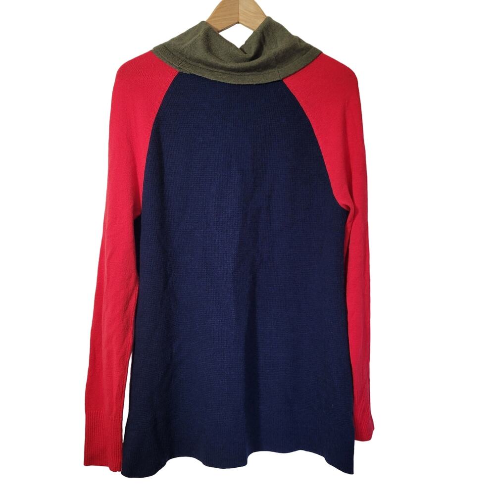 Woolrich Cowl Neck Sweater Kangaroo Pockets Wool Blend Women's Medium - Picture 2 of 11
